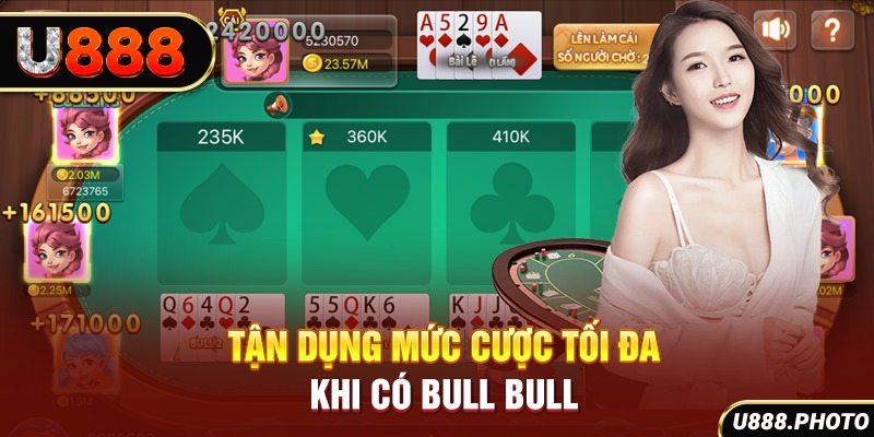 Tận dụng mức cược tối đa khi có bull bull
